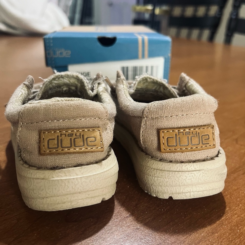Hey Dude Toddler Shoes - Tan Size 6